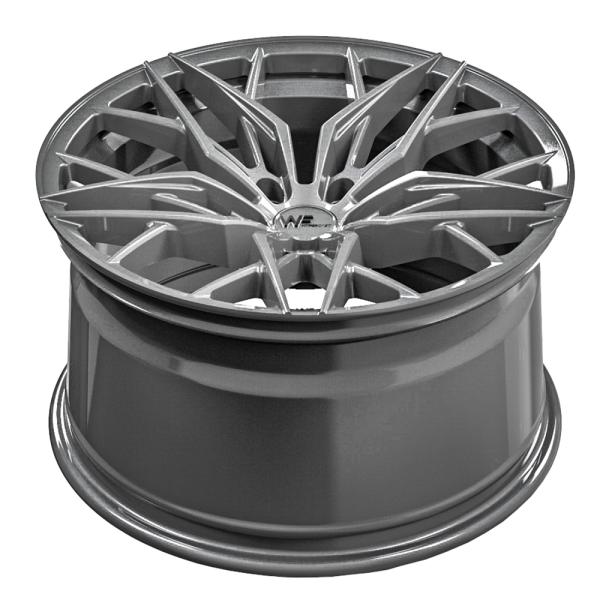 WF HYPERCAST® AS.1-HC | 19x8.5 ET45 5x112 GLOSS TITANIUM